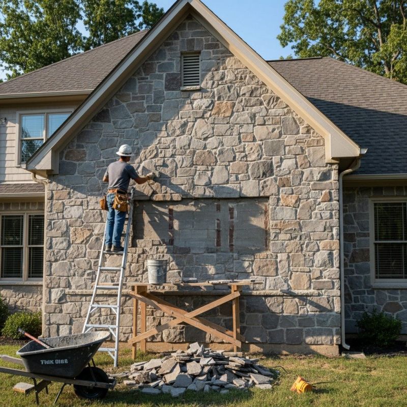 Our team working on Masonry Service projects in Santa Cruz County, CA