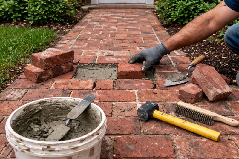 Brick Driveway Repair in Santa Cruz County, CA