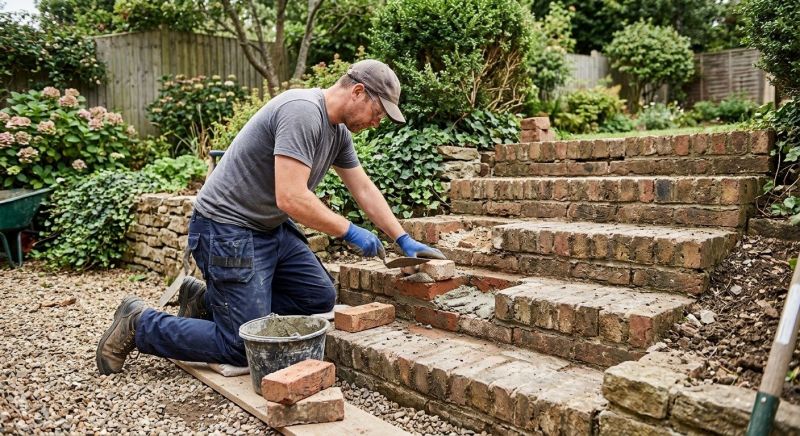 Brick Stairs Repair in Salinas, CA