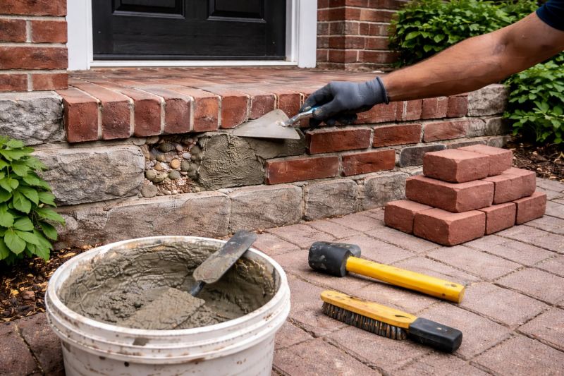 Brick Steps Repair in Santa Cruz County, CA