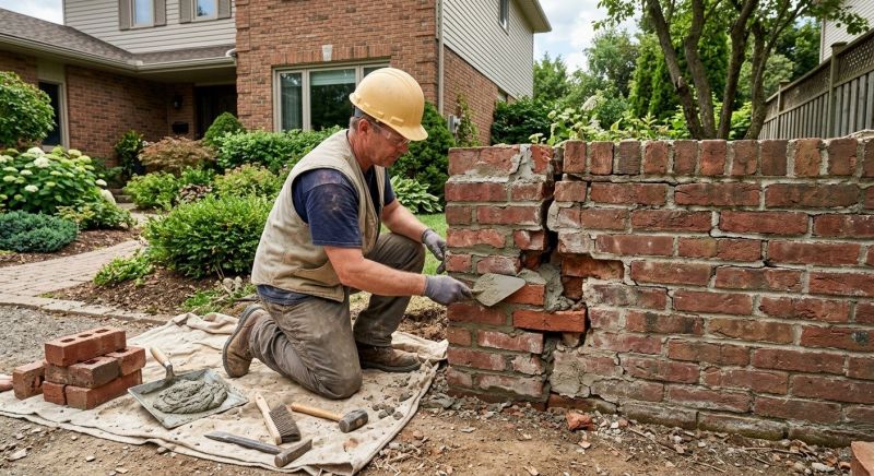 Brick Wall Repair in Aptos, CA