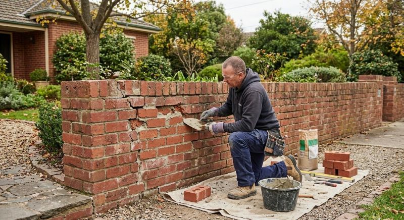 Brick Wall Repair in Los Gatos, CA