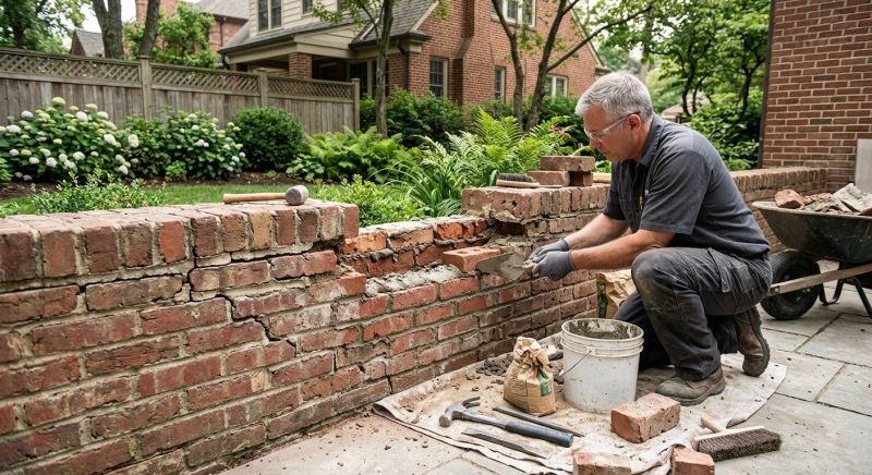 Brick Wall Repair in Morgan Hill, CA