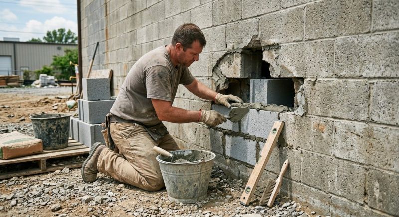 Concrete Block Repair in Monterey County, CA