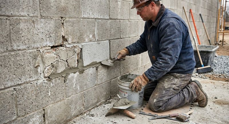 Concrete Block Repair in Salinas, CA
