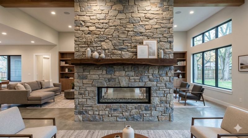 Stone Chimney Installation in Boulder Creek, CA