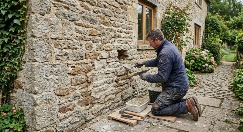 Stone Masonry Repair in San Benito County, CA
