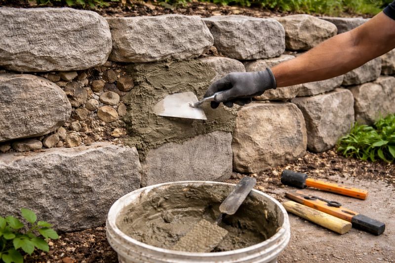 Stone Wall Repair in Capitola, CA