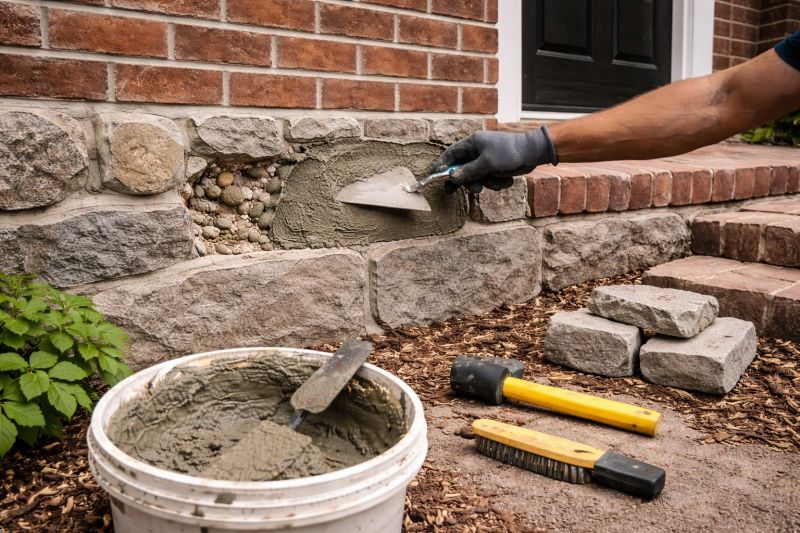Stonework Repair in Santa Cruz County, CA